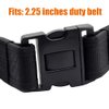 ROCOTACTICAL 2.25" Tri-Release Buckle Set, Plastic Duty Belt Buckle, Replacement Buckle System for 2-1/4in Duty Belt, 2-Pack, Black