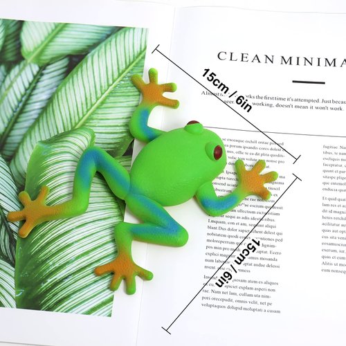 Lohoee 5 Pieces Frog Toys Realistic Frog Figure Animal Model Frog Soft Stretchy Stress Relief Hand Frog Toy for Home Party Decorations or Gift