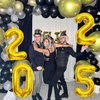 Gold 2025 Balloons, Giant 32 Inch Gold 2025 Number Balloons,2025 Happy New Year Gold Balloons for New Year Eve Party Supplies 2025, New Years Decorations 2025, Christmas, Graduations Decorations