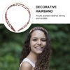 Hair Accessories Brown Tortoiseshell Headband French Toothed Thin Hair Band Celluloid Acetate Comb Headdress for Women Girls Anti Slip Hair Hoops Style 2 Makeup Headband