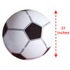 High Five - Jumbo Giant Inflatable Soccer Ball - Outside, Pool or Beach Play - 31 Inch Diameter - Packaging May Vary