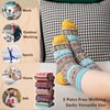 Nimalpal 5 Pairs Wool Socks - Wool Socks for Women Men Boot Socks Soft Crew Socks Winter Hiking Socks Cozy Socks Warm Socks