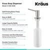 KRAUS Kitchen Soap and Lotion Dispenser in Stainless Steel, KSD-43SS