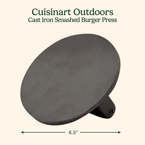 Cuisinart Smashed Burger Press, Cast Iron CISB-111