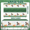 Juweked 3Pcs 1st Birthday Tablecloth Football Tablecloth Plastic First Year Down Table Cloth for First Year Down Birthday Party Football First Birthday Tablecloths Football Party Decorations