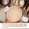 9 Inch Bread Banneton Proofing Basket - Baking Bowl Dough Gifts for Bakers Proving Baskets for Sourdough Bread Scraper Tool Starter Proofing