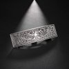 TEAMER Vintage Celtic Knot Hair Clip Metal Tree of Life Barrettes Hair Accessories Styling for Women (Silver)