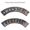 WJPC Easy Shuffling Plastic Waterproof Playing Cards,Cool Black Dragon Poker Cards for Game and Party, Deck of Cards（Dragon
