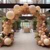 130PCS Nude Balloons Different Sizes 18" 12" 10" 5" Balloon Garland Arch Kit perfect for Birthday Party, Graduation, Baby Shower, Wedding, Holiday Decoration and Anniversary (Nude Balloons)