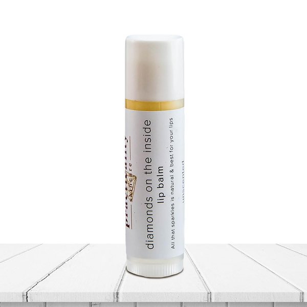 Practicality Diamonds On The Inside Lip Balm | Grass Fed Beef Tallow for Sensitive & Dry Lips | 4 FL OZ | 1 Pc
