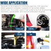 Byredio 1/2 Transmission Hose Fuel Line High-Pressure Transmission Cooler Injection Hose with 10 Clamps For Gas, Diesel, Bio-diesel Fuel, Engine Oil, Hydraulic 10 Feet