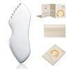 Stainless Steel Gua Sha Facial Tools Metal Detail Gua Sha Stone Body Lymphatic Drainage Massager Face Guasha Face Sculpting Tool Skin Care
