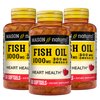 MASON NATURAL Fish Oil 1,000 mg with 300 mg Omega-3, Healthy Heart, Supports Circulatory Function, Improved Cardiovascular Health, 60 Softgels (Pack of 3)