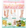 2 Pairs Thickened Silicone Socks for Women, Soft Silicone Moisturizing Socks for Dry Cracked Feet, Foot Moisturizer Gel Foot Socks for Rough, Callused