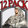 Emergency Mylar Blanket 52" x 84" - Pack of 12 Blankets