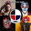 Bowitzki Clown Halloween Makeup Kit Special Effect SFX Makeup with 4 colors Face Paint, Liquid Latex, Fake Blood, Scar Wax, Applicator