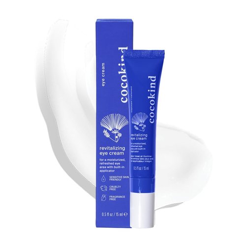 Revitalizing Eye Cream by Cocokind, Depuff &amp; Reduce Fine Lines and Wrinkles, Cream for Firmer and...