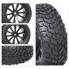 4Pcs 12mm Hex RC Wheels Tires Height 2.99 inch (76mm) for 1/10 On Road and 1/14 1/16 1/18 Scale Models Cars Truck Buggy with Foam Inserts
