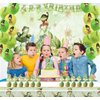 Princess Birthday Party Supplies Set,Including Tablecloth,Banner,Balloons,Cake Toppers,Cupcake Toppers,5x3ft Happy Birthday Backdrop for Princess and Frog Theme Birthday Party Decorations