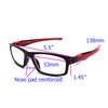 ColorViper Sports Double Injection Readers Flexie Reading Glasses (RED, +1.50)