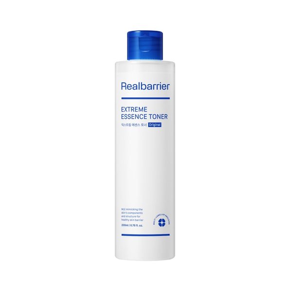Real Barrier Extreme Essence Toner 6.76 Fl Oz | Hyaluronic Acid Panthenol Ceramide Face Moisturizer for Sensitive Dry Skin | Soothing & Hydrating Moisturizing Toner for Face | Korean Skin Care