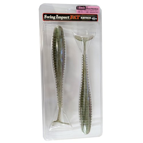 Keitech FS78482 Artificial Fishing Bait, Ghost Rainbow Trout, 6.8"