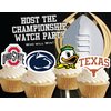 Penn State Cupcake Toppers (24 Pcs) Penn State University Party Supplies for Football Tailgating, Birthday Party Decor, Graduation Party Decorations PSU Cake Toppers (Penn State Nittany Lions)