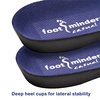Footminders Casual Orthotic Arch Support Insoles for Dress Slip-On Dress Shoes (Pair) (X-Small: Men 3½ - 5 Women 4½ - 6) - Relief for Foot Pain Due to Flat Feet/Low Arches and Plantar Fasciitis