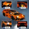 Mililier LED Light Kit for Lego 42196 Lamborghini Huracán Tecnica Orange Set,Compatible with Lego 42196 Building Blocks Model(Not Include Blocks Set)