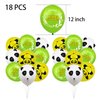Cartoon Panda Birthday Party Supplies Including Panda Happy Birthday Banner, Cake Toppers, Cupcake Toppers, Balloons, Cute Panda Theme Party Set for Baby Shower Boys Girls Teens Party Decorations