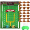 FEPITO Pin The Football on The Goalpost, Pin The Football Game for Kids, Birthday Party Game with 24 Pcs Football Stickers for Football Party Decorations, Kids Birthday Party Decorations