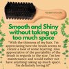 GranNaturals Soft Bristle Hair Brush - Boar Bristle Slick Back Hair Brush for Smoothing, Fades, Beards, 360 Waves to Style, Polish, & Lay Down Hair to Create a Sleek Hairstyle for Women & Men