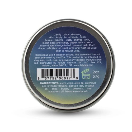 Quiet the Storm Organic Calming Salve and Calendula Ointment, Eczema Cream for Adults and Kids, Natural Hand cream for Sensitive, Dry, or Cracked Skin, Zinc Free Diaper Rash and Skin Repair Salve, 2oz