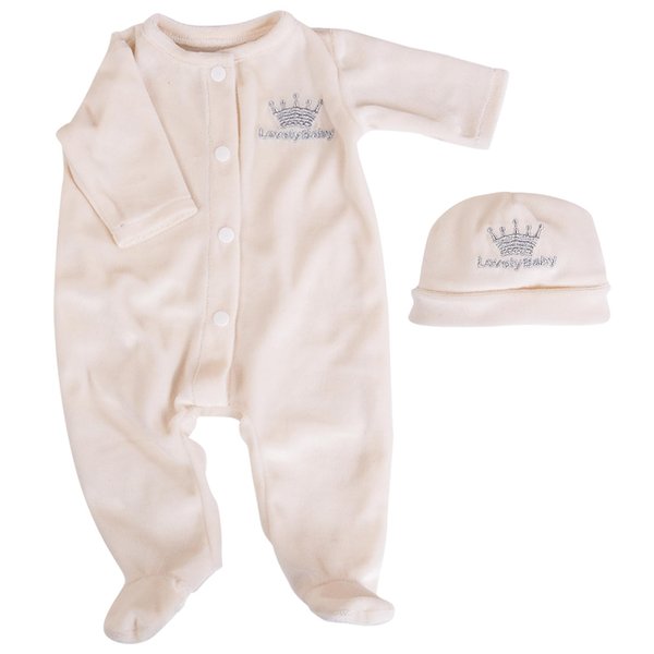 Aori Reborn Baby Dolls Clothes 20 inch Beign Outfit Accessory Set for 17-20 Inch Reborn Doll Newborn Girl & Boy
