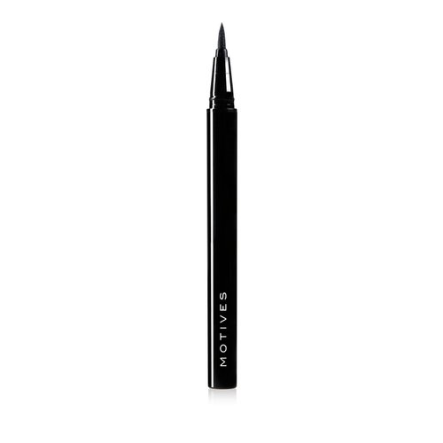 Motives Precisely The Point Eye Line - Ultra-Pigmented, Smudge Proof Eyeliner with Superfine Felt Tip for Precision, Water-Resistant and Long-Lasting Eye Makeup, Paraben Free