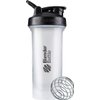 BlenderBottle Classic V2 Shaker Bottle Perfect for Protein Shakes and Pre Workout, 28-Ounce, Clear/Black