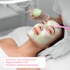 salbsever 200 Sheets Plastic Face Mask, Disposable Face Mask Facial Mask Set Spatula Transparent Moisturizing Face Mask Disposable Face Thin Facial Plastic Wrap Retention for Skin Care & DIY Spa Mask