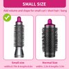 Small Round Volumizing Brush for Dyson Airwrap, Small Round Brush Attachment Compatible with Dyson Airwrap HS05 HS01 for Fluff Up, Volumize and Styling Hair (Rose)
