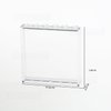 Domoni 30PCS Unique Clear Bricks Parts 1x6x5 Classic - Window Bulk Flat Plates Building Blocks Set (Transparent) Great for Activity Tables, Creativity & School Projects