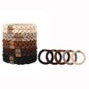 10Pcs Stylish Women Girls Hair Ties, 5 Colors for Hair Bands, 2.36 Inch Diameter Hair Tie for Thick Hair High Ponytail Holders
