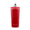 Ice Shaker 26oz Insulated Tumbler Water Bottle with Straw, Stainless Steel Water Bottle with Versatile Flex Lid, As Seen on Shark Tank, Red