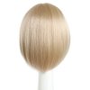 HSPCYGG Bob Wigs Short Daily Blonde Wig with Bangs 10" Straight Synthetic Halloween Costume Cosplay Wigs for Women