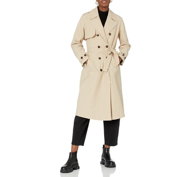 The Drop Women's Noa Trench Coat, Hummus, S