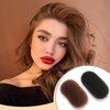 2 Pcs Charming Bump It Up Volume Inserts Hair Comb Do Beehive Hair Style Tool Hair Pads, Do Beehive Hair Base Styling Clip Accessories for Women Lady Girl (Black and Brown)