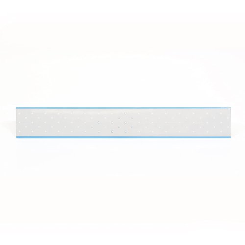 (100 Pack) Blue Hole Punch Tape Double Sided Adhesive Tape for Wig, Toupee, Hair Piece (Blue Hole Punch Strips)