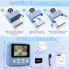 Amzelas Kids Camera Instant Print Photos Christmas Birthday Gifts for Boys Girls Age 3-12 HD Digital Video Cameras for Toddler Portable Toy for 3 4 5 6 7 8 9 Year Old Children with 32GB Card (Blue)