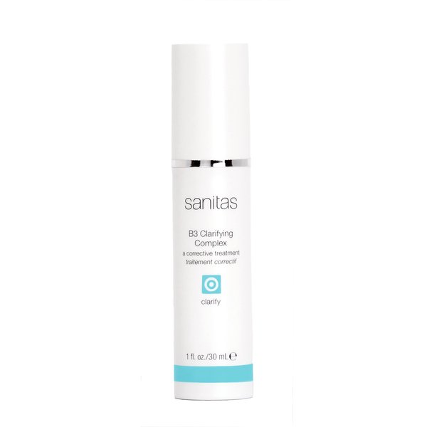 Sanitas Skincare B3 Clarifying Complex, Clarifying Treatment Lotion, Niacinamide, Spot Treatment, Blemish Control, 1 Ounce
