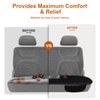 Rear Car Seat Mat,Back Seat Cover Universal Keep Warm Car Rear Seat Covers,Automotive Seat Covers with Pockets,Silk Velvet Long Rear Seat Chair Cover Protective Cushion Mat pad for Baby,Car,SUV,Sedan