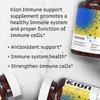 Kion Immune - Immune Support Supplement - Vitamin C Supplement - Vitamin C and Zinc for Everyday Wellness - 500 mg Vitamin C (Ascorbic Acid) and 10 mg Zinc - 120 Servings