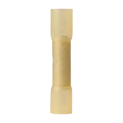 Ancor 309299 Marine Grade Electrical Nylon Insulated Adhesive Lined Heat Shrink Butt Connectors (12 to 10-Gauge, Yellow, 100-Pack)